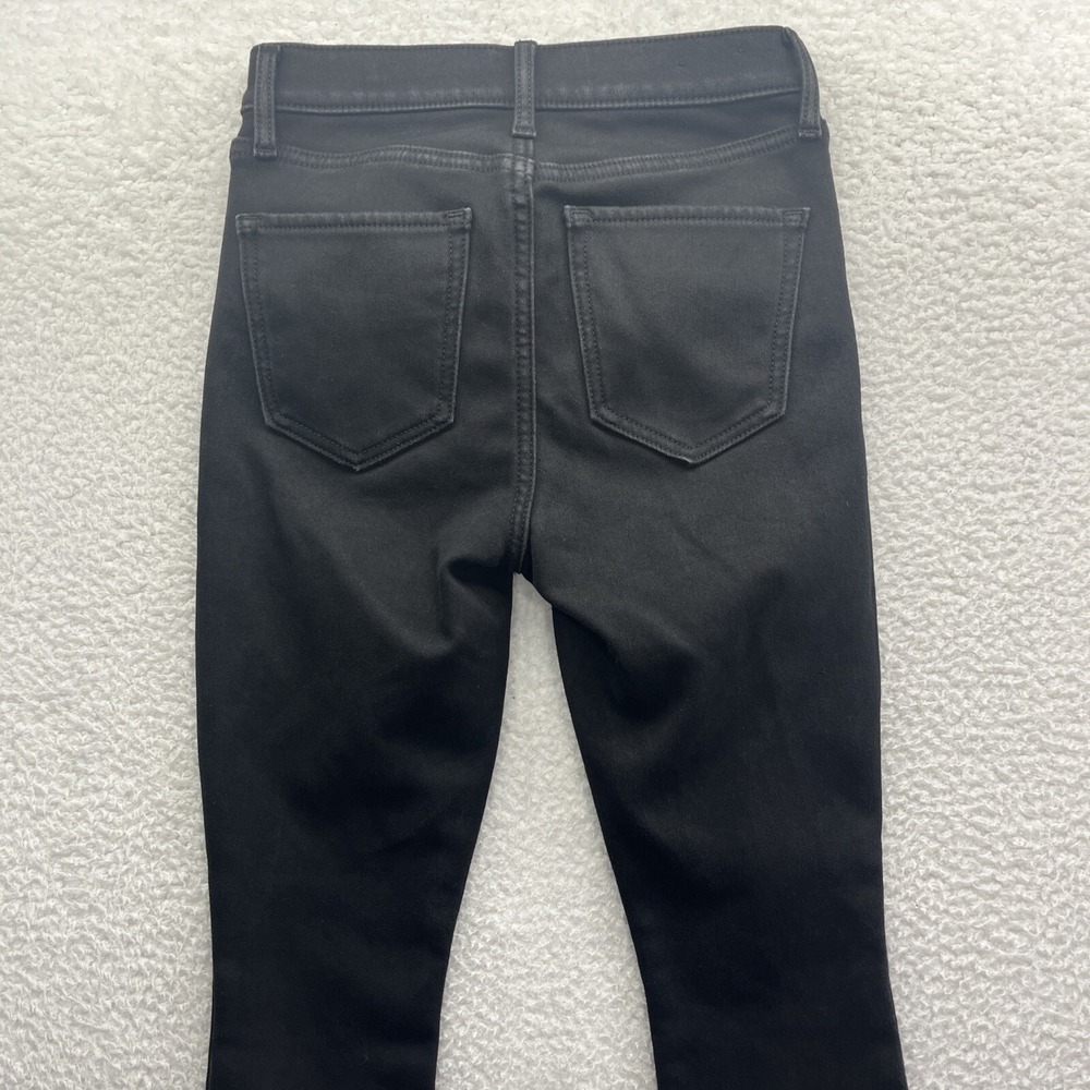 Gap Jeans Womens 00/24R Black True Skinny Active Preppy Work Wear Chore Business - Picture 12 of 15